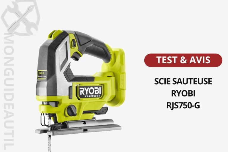 SCIE SAUTEUSE RYOBI RJS750-G test