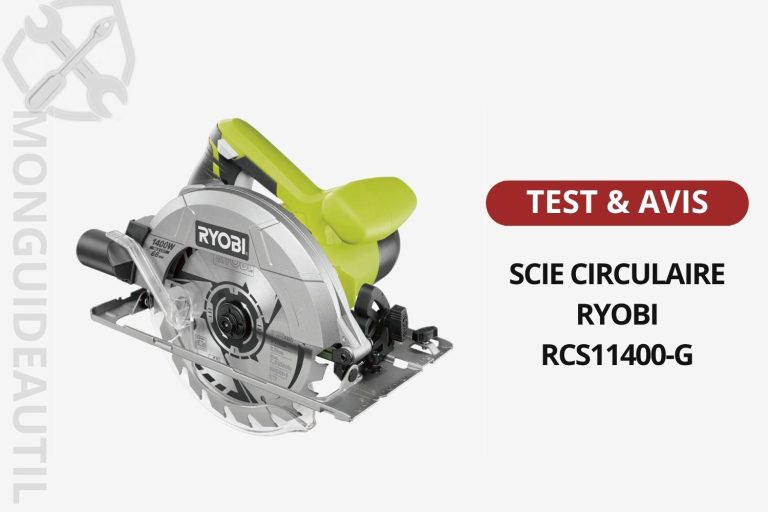 SCIE CIRCULAIRE RYOBI RCS11400-G test