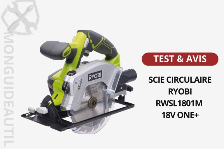 RYOBI RWSL1801M 18V ONE+ découpe test